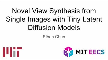 Novel View Synthesis from Single Images with Tiny Latent Diffusion Models