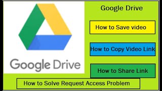 How to upload video in google drive & share save video Link without Access problem