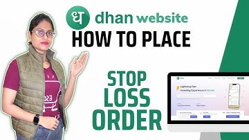 How to place stop loss and target on Dhan website | how to place stop loss in tradingview  @dhan
