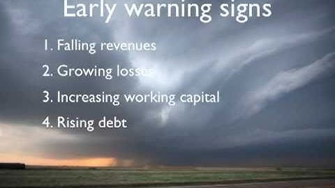 Early Warning Signs Part 1