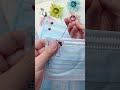 Cute Heart Threading Face Mask 😍💖 Easy DIY Craft #shortsviral  #reelcraftstudio #craftshorts #craft