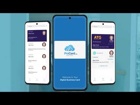 ProCardApp, Digital business card