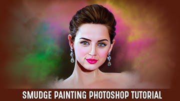 Digital Smudge Painting Photoshop Tutoril | Oil Painting |  RK Graphics Barbil