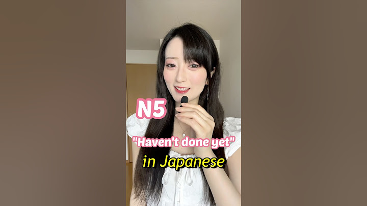 "haven't done yet" in Japanese. #jlptn5 #n5 #n5listening #japanesebeginner