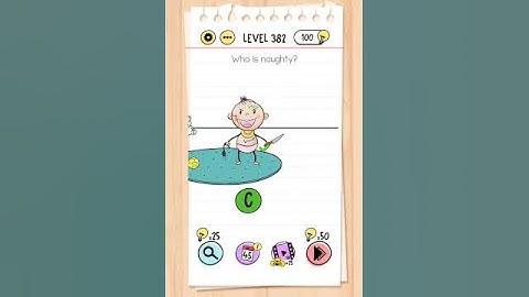 Brain Test Level 382- Who is naughty #brainstorm #brain #game