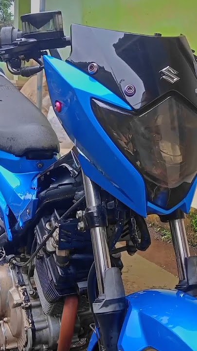 Cinematic satria Fu facelift biru gp #suzuki #feedshort #satriafu #satriafuharian #shortvideo