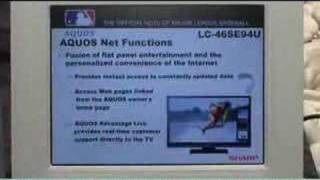CES 2008 Sharp special edition of AQUOS LCD TV Aving