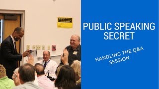 Public Speaking Secrets: Handling the Q&A Session