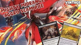 MIGHTY Midrange Aggro Scam PILE | Mono Black Mai | Vintage Challenge | MTGO