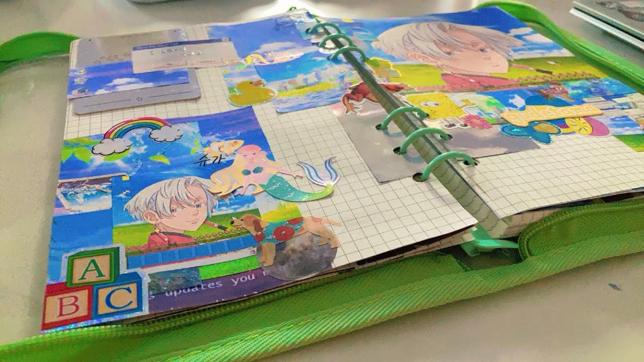 i love frutiger aero 🎐🪼 | journal with me ~ 🍀💿🐠💻🌐 | webcore journal spread !