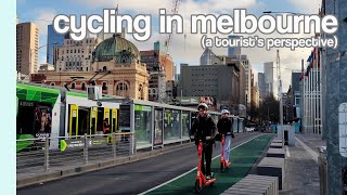 Cycling in Melbourne  A Tourist's Perspective