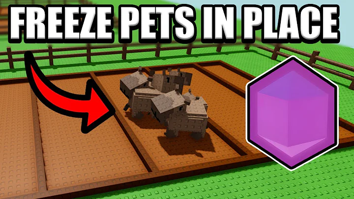 HOW TO FREEZE YOUR PETS IN PLACE ON GROW A GARDEN