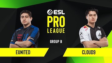 CS:GO - Cloud9 vs. eUnited [Overpass] Map 3  - Group B - ESL NA Pro League Season 10