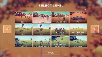 Totally accurate battle simulator (TABS) The Introduction SPEARS walkthrough