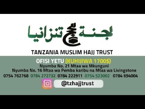 TANZANIA MUSLIM HAJJ TRUST TANGAZO 2025 2026