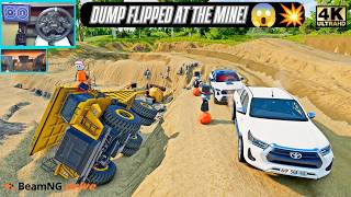 Tsotsi Life Ep. 1 Missed Bus to Mineβ¦ Then a TLB Flipped Over! π±| Convoy | BeamNG | MOZA Wheel