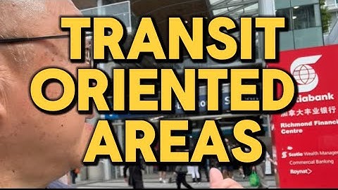 Transit Oriented Areas TOA’s.