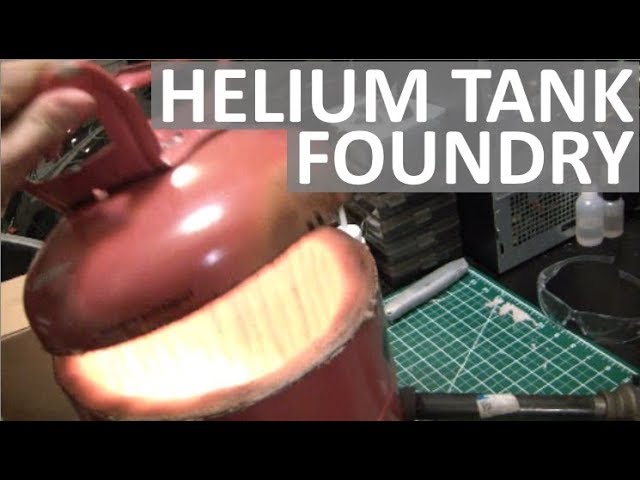 HELIUM TANK FOUNDRY - EASILY MELT METAL AT HOME! - ELEMENTALMAKER