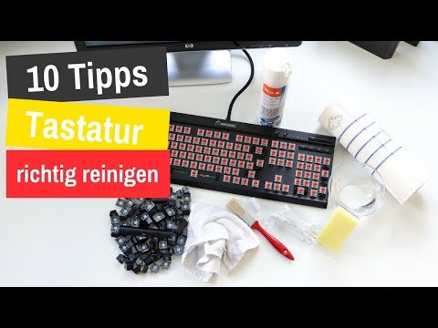 Video: Wie benutzt man Tastatur-Reiniger-Spray?