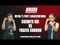 Susmita rai vs yugeen sharma  full fight  mmaan  nepals first amateur mma