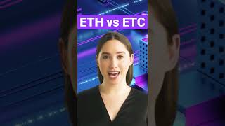Ethereum and Ethereum Classic. What’s the difference ? Explained in less than 1 minute #eth #etc