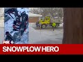 Wisconsin snowplow hero saves garage from fire | FOX6 News Milwaukee