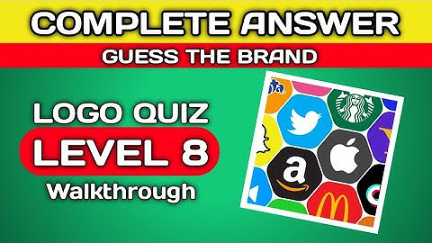 Logo Quiz - Guess the brand | level 8 complete answer @brainitquizzes  #logoquiz