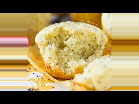 Honey Lemon Chia Seed Muffins