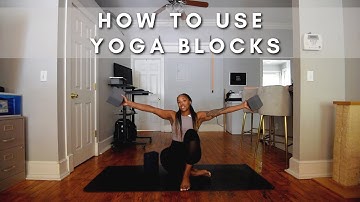 How To Use YOGA BLOCKS | Pose Demos - 5 min.