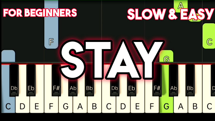 Stay (I Missed You) Piano version - Piano performance video thumbnail