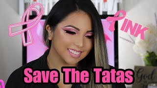 Breast Cancer Awareness Makeup Inspired Look | Pink Makeup | Smashbrush