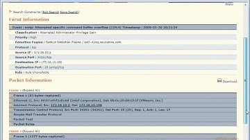 Sourcefire: Sourcefire IPS Event Drilldown (Part I)