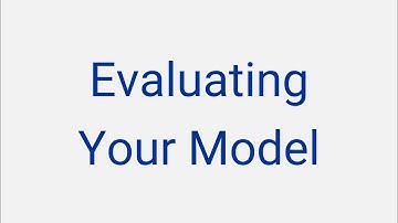 Evaluating a Model