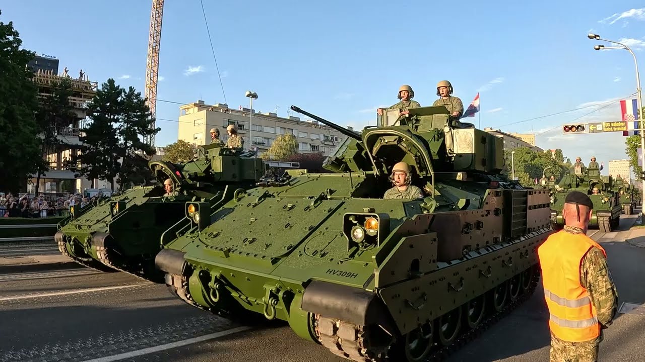 Vojni mimohod Zagreb Croatia 2025