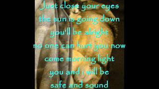 Taylor Swift- Safe & Sound with Lyrics.