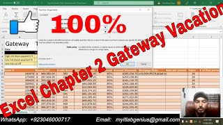 Exp19_Excel_Ch02_HOEAssessment_Gateway_Vacations | Excel Chapter 2 Gateway Vacations
