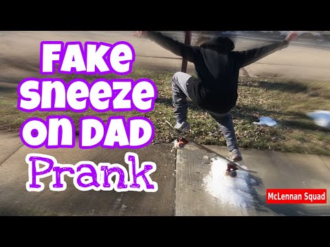 fake-sneeze-on-dad-|-prank-video