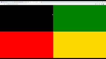 2022-04-11,  HTML, CSS 강좌, 103강, absolute, width, height, top, left 로 화면을 2 * 2 등분