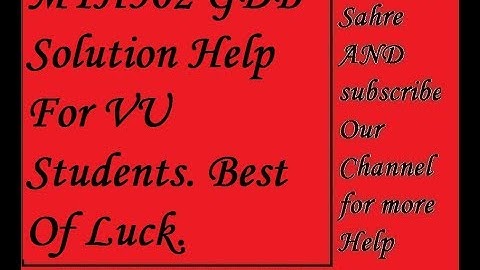 MTH302 GDB#2 Solution Help For Students