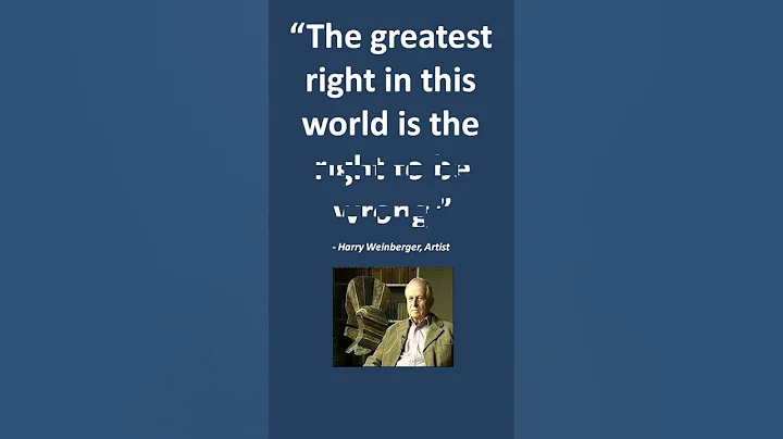 Quotes to Ponder. Harry Weinberger... #shorts