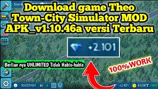 Download game Theo Town-City Simulator Mod || Terbaru screenshot 1