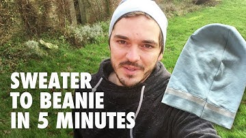 Beanie from old Sweater - Easy DIY project