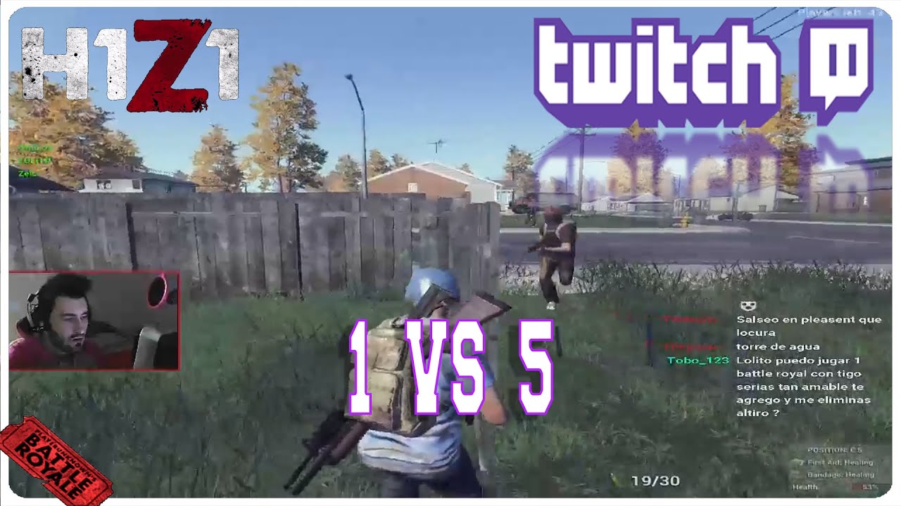  TWITCH - 1 vs 5 - H1Z1