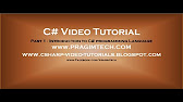 c# tutorial for beginners - YouTube