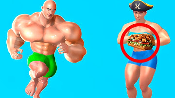 Max LEVEL in Muscle Rush vs Tall Man Run - All Levels Gameplay Android,ios - cQ0308Yr