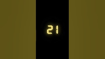 31 Second Digital Countdown Timer