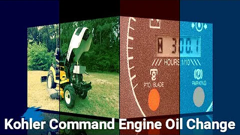 Cub Cadet GT2544 Tractor Kohler Command Engine Oil and Filter Change: 300 Hour Service