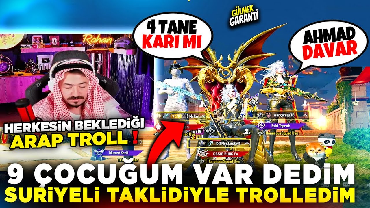 4 KARIM VAR DEYİNCE OYUN KARIŞTI 🤣 | SURİYELİ TAKLİDİ AHMAD DAVAR | Pubg Mobile