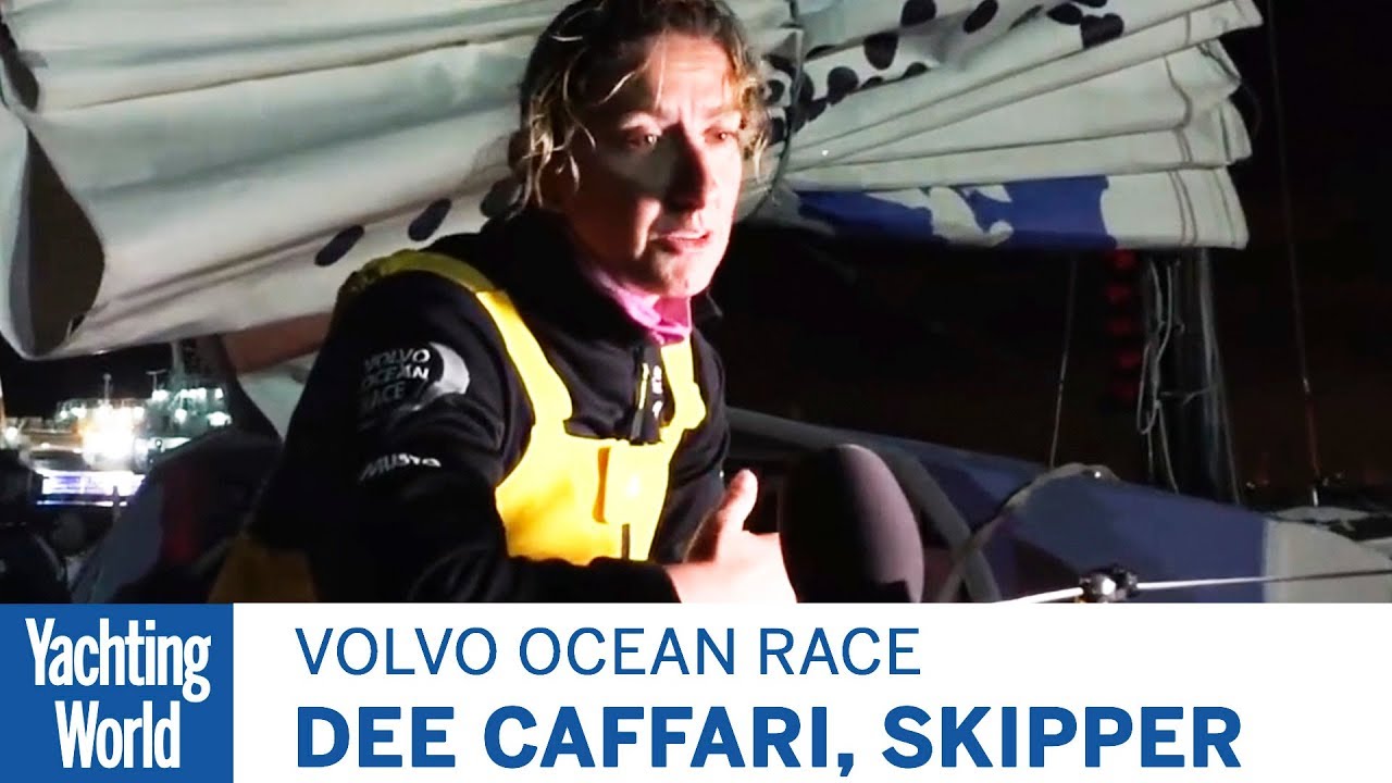 Dee Caffari, skipper of Turn the Tide on Plastic, on the close end to Leg 2