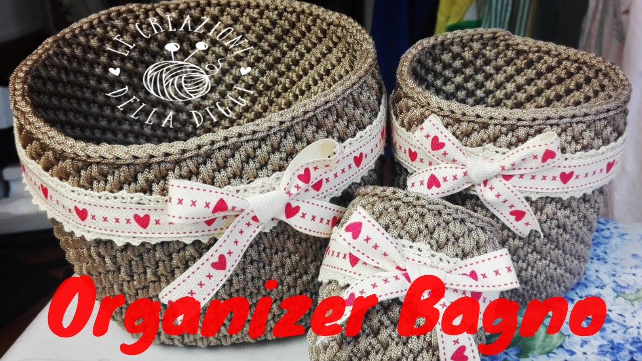 Organizer bagno **TUTORIAL PASSO PASSO**